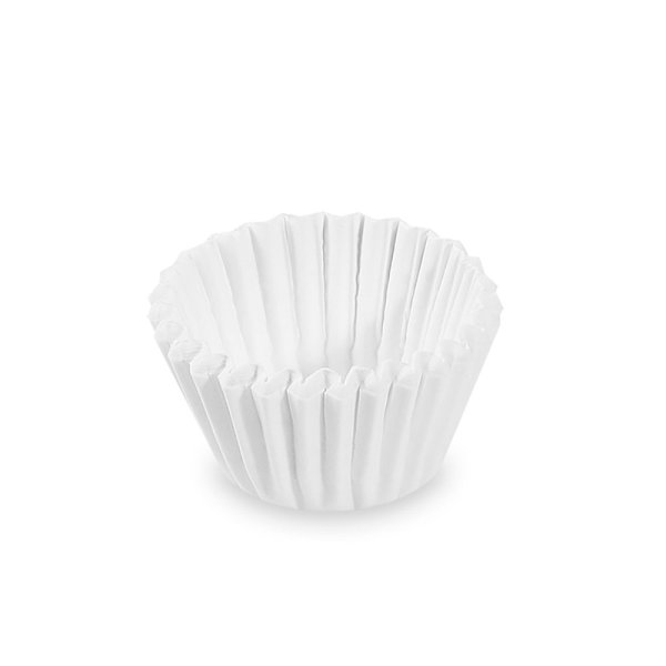 1000 Stk. Gebäckkapseln Muffinförmchen weiß Ø 20x19 mm